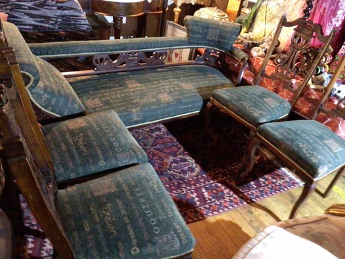 Antique victorian chaise - antique,