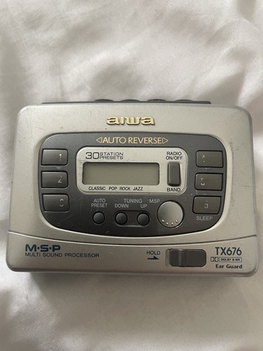 Aiwa walkman tx657 radio - aiwa,