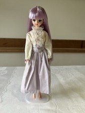 Takara Jenny Doll Purple Hair Matching Dress