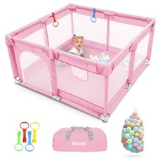Pink Baby Playpen Kids