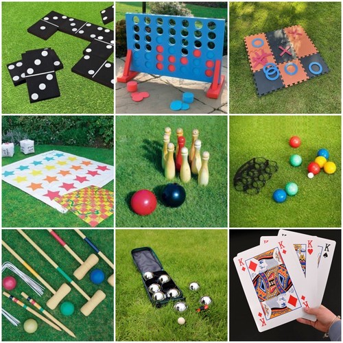 Giant outdoor garden games - outdoor,