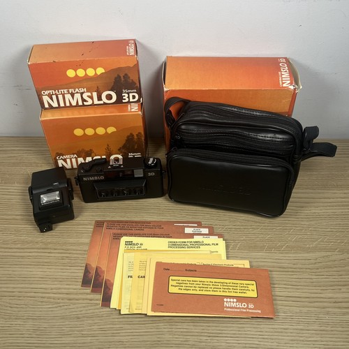 Boxed nimslo 35mm film - 3d,