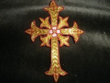 Embroidered vestment applique
