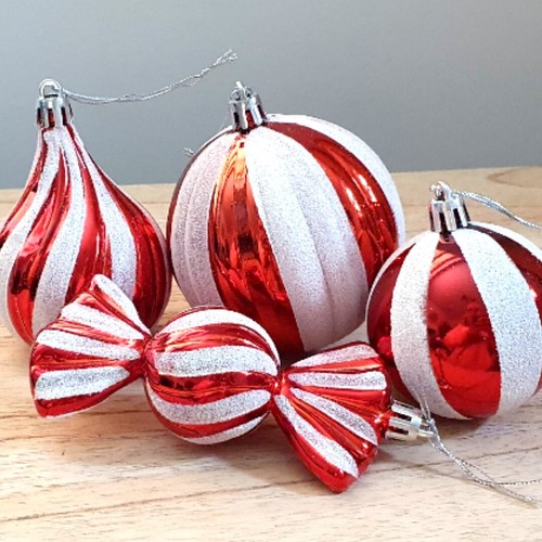 Set red white - red, &