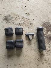 westwood t1200 ride on lawn mower knobs black plastic handle pedal wheel caps 