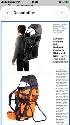 Luvdbaby premium baby carrier - premium,