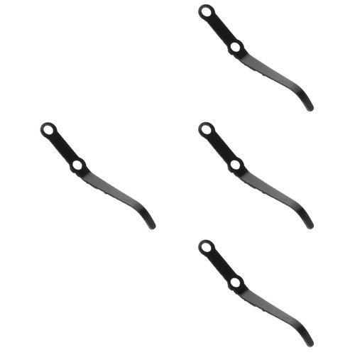 Set reusable black - 4, metal