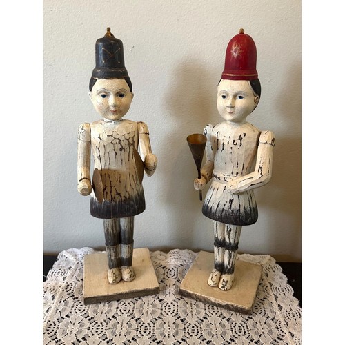 Folk art soldier figurines