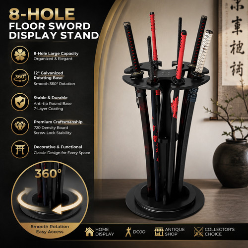 Holes wooden samurai sword - wooden,