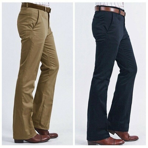 Men bell bottom pants - bottom, 60s
