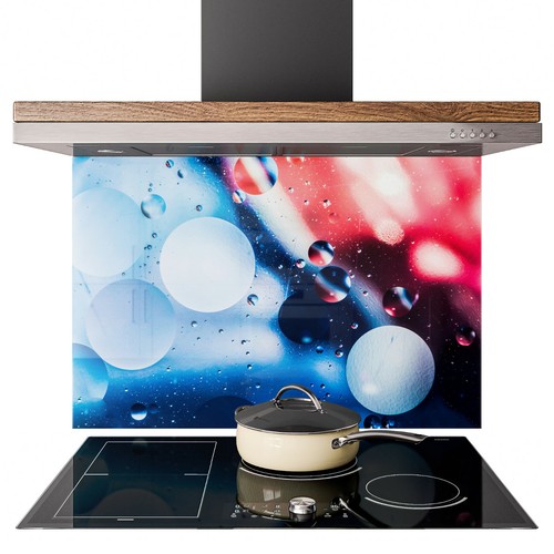 Glass splashback kitchen tile - kitchen,