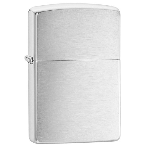 Zippo brushed chrome regular - brushed,