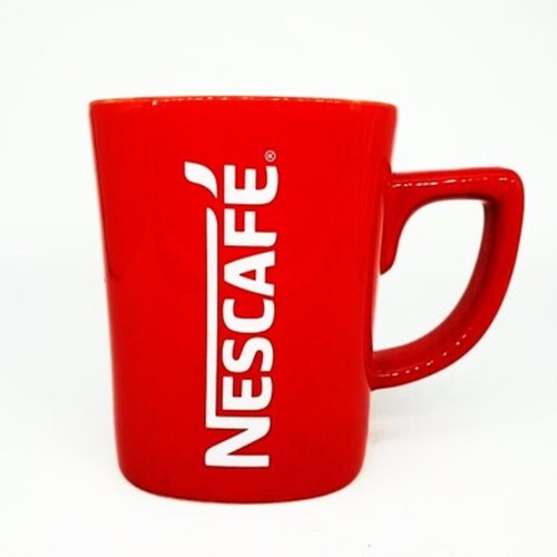 Nescafe red square coffee mug - red,