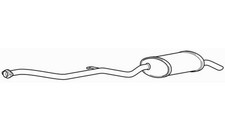 Quality Rear Exhaust Silencer Back Box for BMW 318 i M40B18 1.8 (1991-1993)