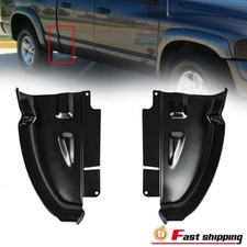 Pair Black Cab Corners LH RH For 2002-2008 Dodge Ram Crew Cab 1500 2500 3500