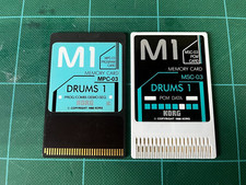 KORG M1 PCM PROGRAM CARDS