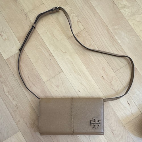 Tory burch brown pebbled - brown,
