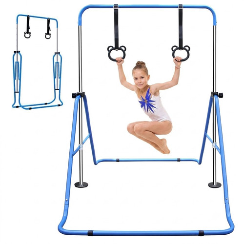 Blue kids gymnastic kip bar - blue,