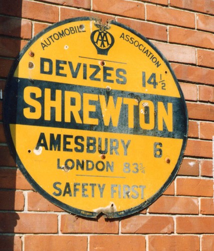 Photo 6x4 old sign in - aa,