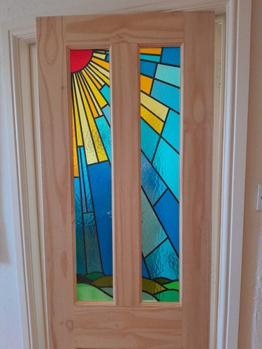 Stained glass internal door - stained,