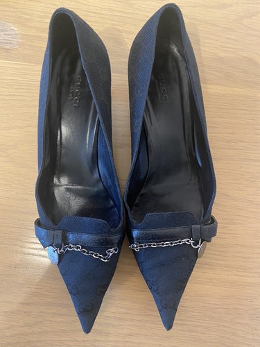 Gucci leather and canvas - gucci,