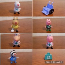 Peppa Pig Doctors & Nurses Figures Mandy Mouse Pedro Suzie George - New Unboxed