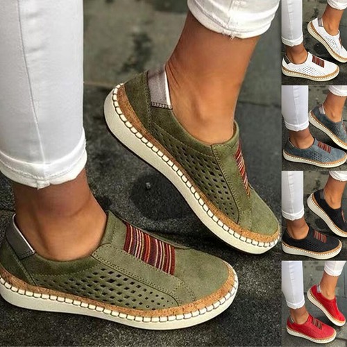 Womens slip pumps trainers - on,
