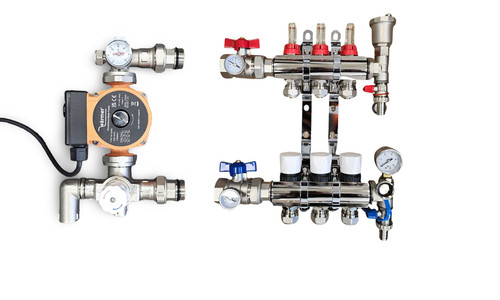 Underfloor heating port - heating,