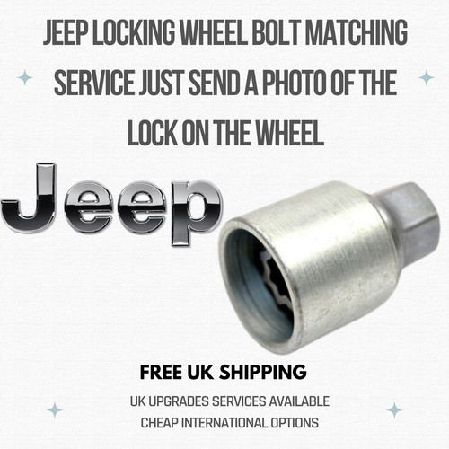 Jeep locking wheel - bolt, nut