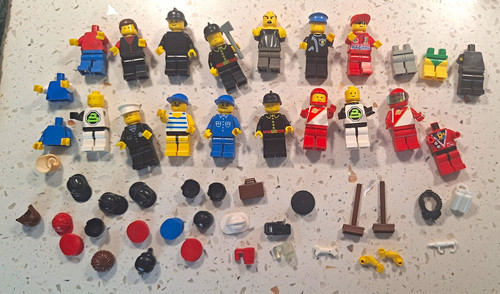 Lego minifigures mixed - lego,