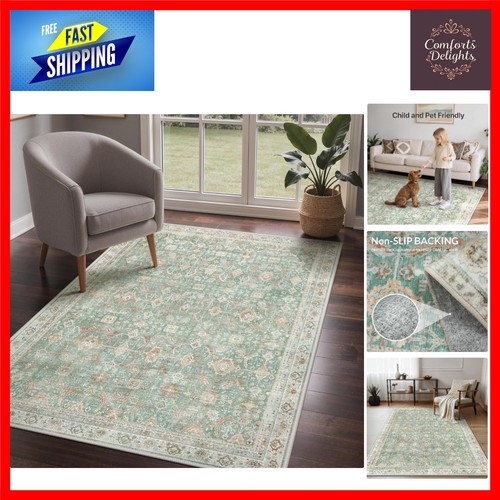 Boho vintage washable area - boho,