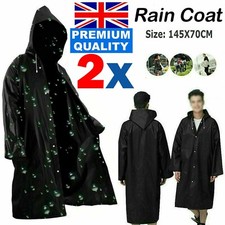 2 x Waterproof Raincoat Poncho