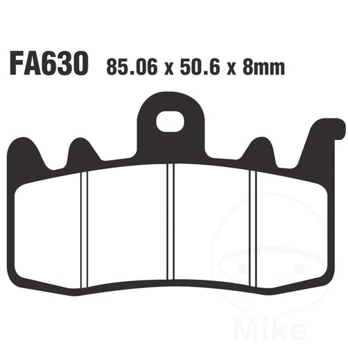 Ebc brake pad - pad, sintered