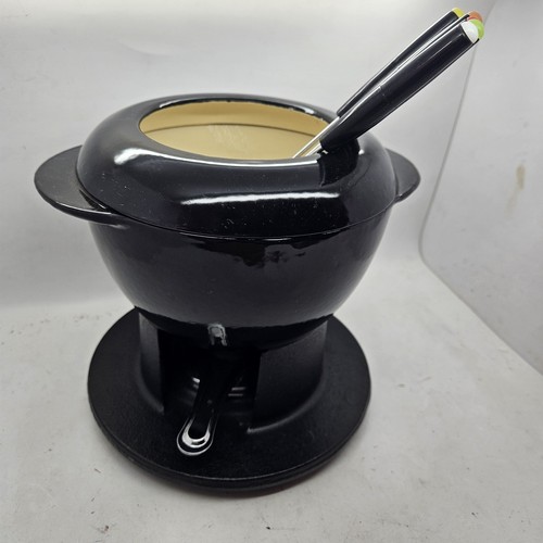 Masterclass fondue set black - masterclass,