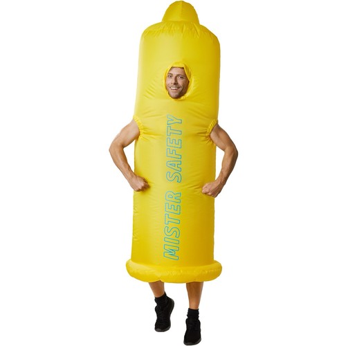Inflatable condom costume - costume,