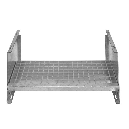 Galvanised steel steps - steel,