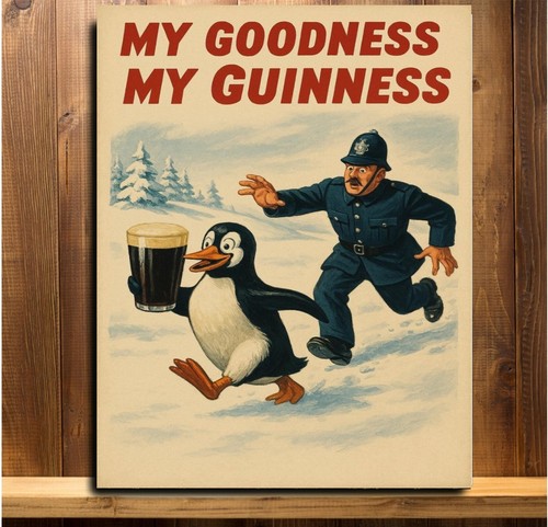 Guinness metal signs