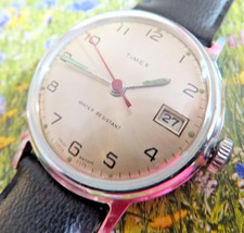 Superb British Made 1973 Timex "Sprite" Manual Winding Watch- Working Order