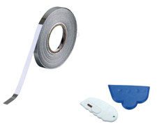 20mm Chrome Detailing Foil Tape Car Pin Stripe Coachline With Cutter