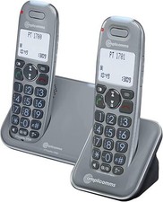 Amplicomms PT1700 and PT1701 Bundle Extra Loud 80 dB Amplified Phone