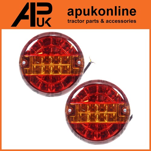 Led 12v round rear - 2x,