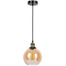 Modern Glass Pendant Light Shade Chandelier E27 Ceiling Hanging Lamp Fixture