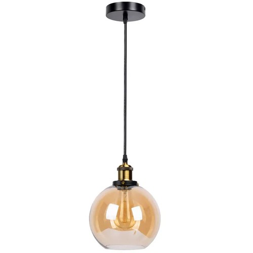 Modern amber glass ceiling - amber,