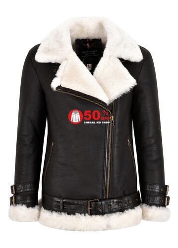 Ladies sheepskin jacket - b3,
