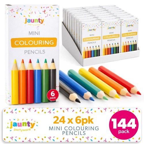 144pk mini colouring pencils - 144pk,
