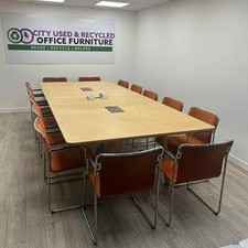 SET - Boardroom Table, Oak