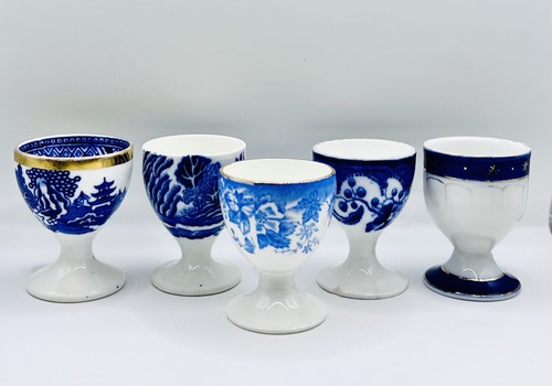 Job lot vintage mixed blue - 5x,