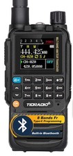 PREPROGRAMMED TIDRADIO H3 AIRBAND SCANNER MARINE VHF  UHF PMR BLUETOOTH APP 😍