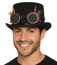 Steampunk Top Hat with Goggles