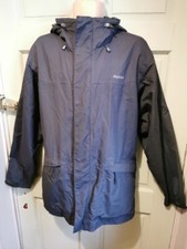 Rohan Men's Blue Polyamide Windbreaker Coat Size L Full Zip Hiking Walking